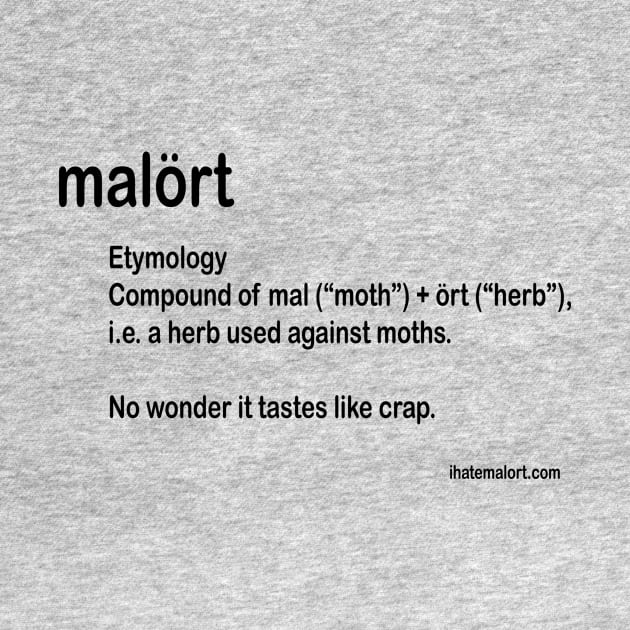 malort: Etymology by IHateMalort